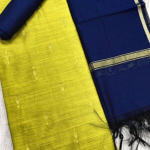 Bhagalpuri Maheshwari Silk Cotton Dress Material